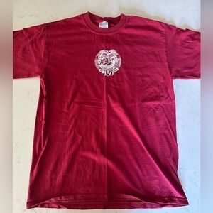 Miller 150th Anniversary T-Shirt Size Unisex Medium Red and White
